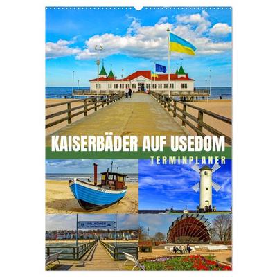Kaiserbäder auf Usedom (Wandkalender 2026 DIN A2 hoch), CALVENDO Monatskalender
