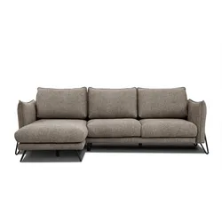 ECKSOFA HOSTEN 4-Sitzer, taupe