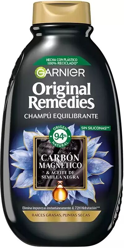 Garnier Original Remedies Magnetic Charcoal Shampoo 400 ml