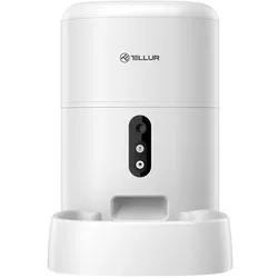 Tellur WiFi Smart Pet Feeder-d ávkovaÄ krmiva, UltraHD kamera, 4L, bil á (400 cl), Futternapf