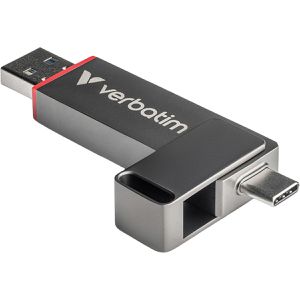 Verbatim USB-Stick Dual QickStick 32043, 1 TB, bis 550 MB/s, USB & USB-C 3.0