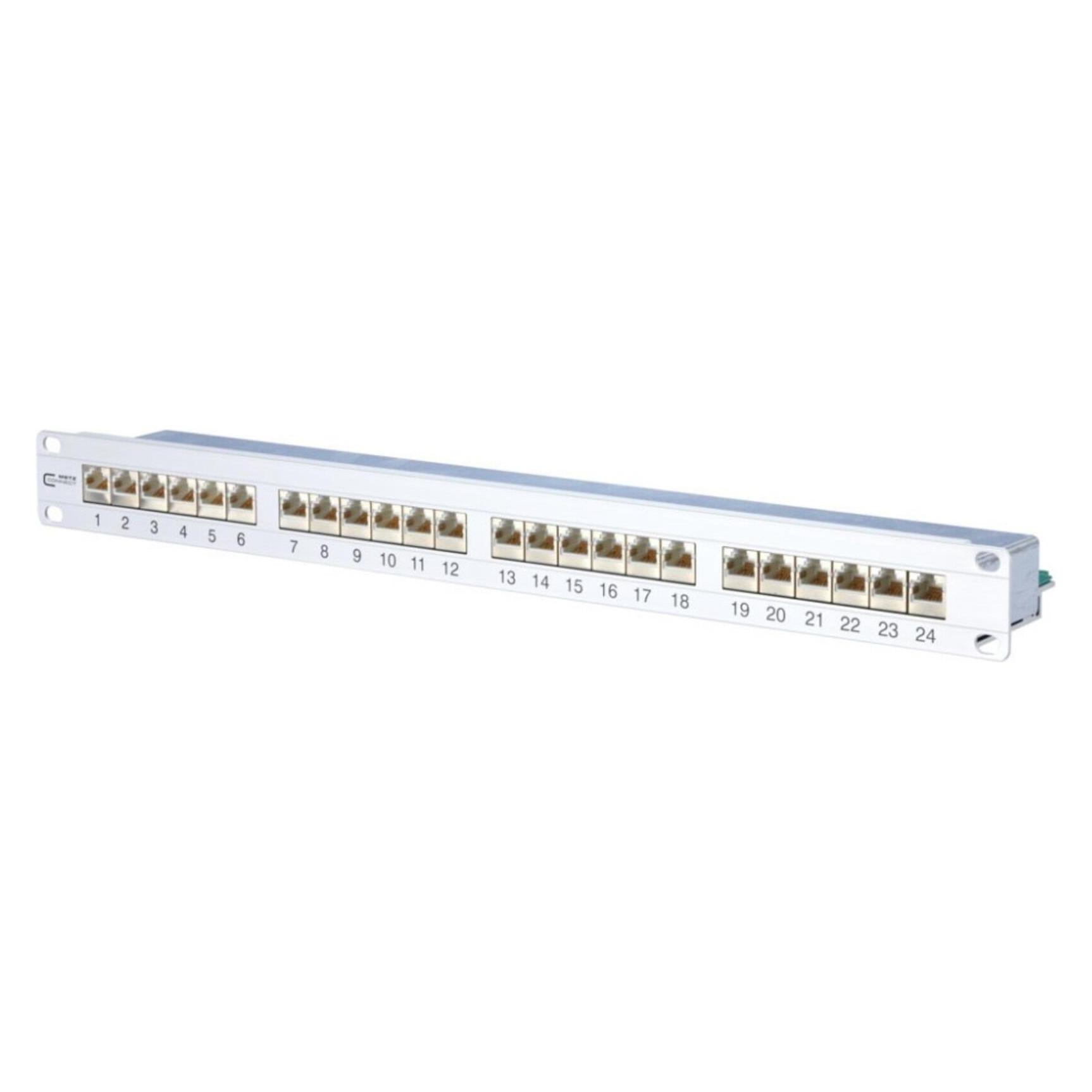 Metz Connect 130855-E 1U 24-Port Patch-Panel (130855-E-90)