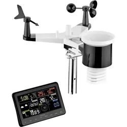Eurochron Funk-Wetterstation, Wetterstation, Schwarz