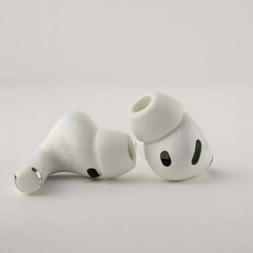 Comply TrueGrip MAX Premium Memory Foam vervangende oordopjes voor Apple AirPods Pro (3e generatie), SmartSkin technologie, wit, S/M/L, 3 paar