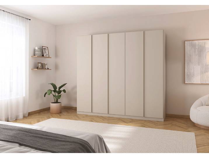 home24 Draaideurkast 226cm beige/kasjmier premium