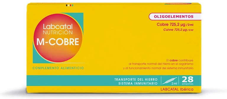 Labcatal L-12 Manganeso Cobre 2 ml 28 Ampollas