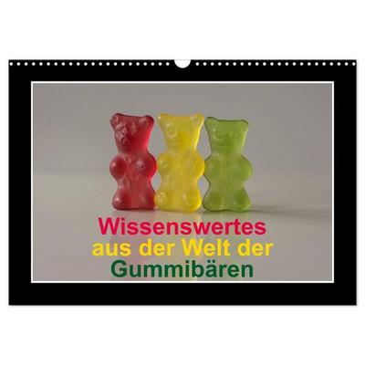 Wissenswertes aus der Welt der Gummibären (Wandkalender 2026 DIN A3 quer), CALVENDO Monatskalender