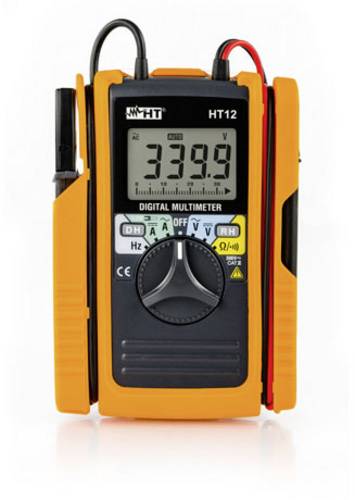 HT Instruments HT12 Hand-Multimeter, Stromzange digital CAT II 600 V, CAT III 300V Anzeige (Counts): 3400