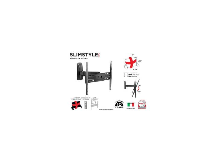 Meliconi Slimstyle Plus 400 Sr 2\,08 M (82\ ) Noir