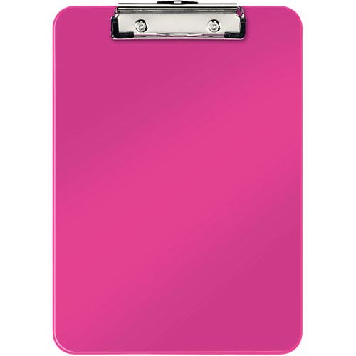 Leitz Klemmbrett WOW, DIN A4, Polystyrol, pink-metallic