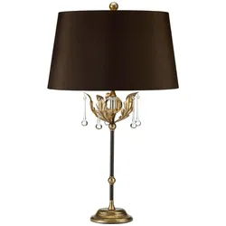 Elstead Lighting, Tischlampe, Amarilli Tischleuchte E27 Bronze-Goldfarbe Braun, Made in UK (E27)