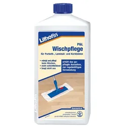 Lithofin P&L Wischpflege für Parkett Laminat und Korkböden 1 Liter