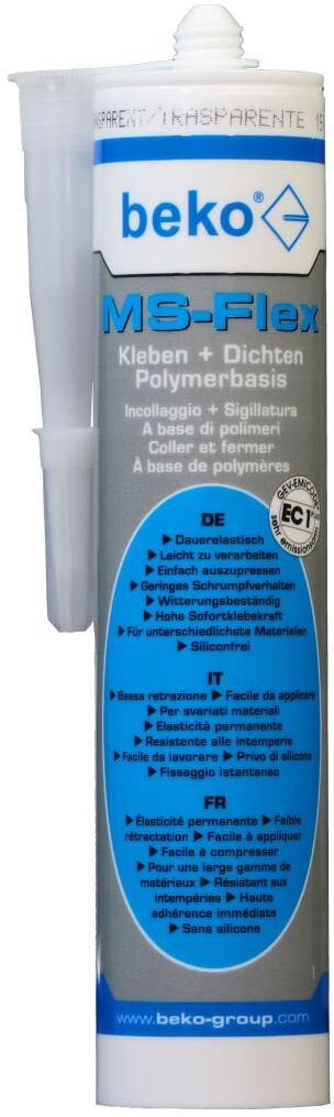 Beko MS Flex, Kleben, dichten, 300 ml, transparent