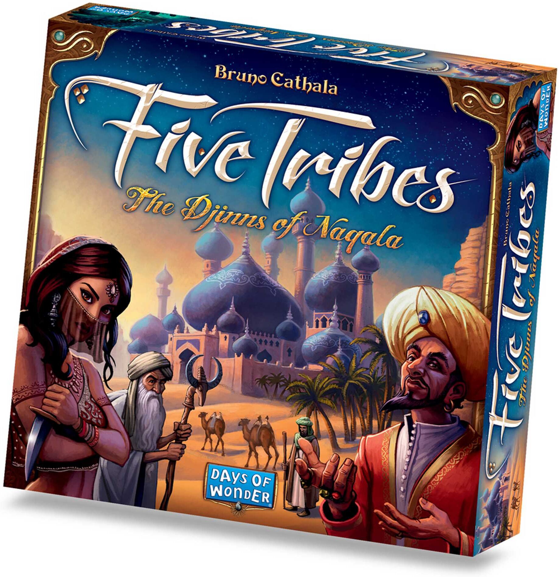 Five Tribes Board Game - Strategic Area Movement and Tile Claiming, Ages 13+, 2-4 Players by Days of Wonder