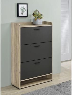 Coaster Denia 3-tier Engineered Wood Shoe Cabinet