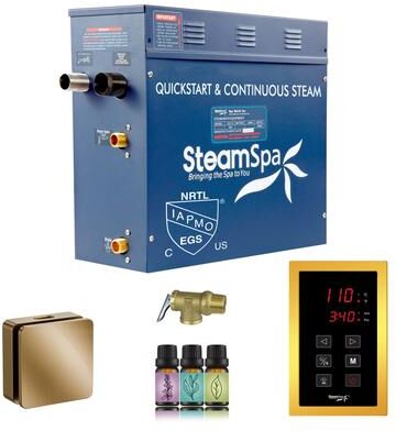 SteamSpa Oasis Series 6000-Watts Steam Generator with Continuous Steam Plus Easy Touch Pad