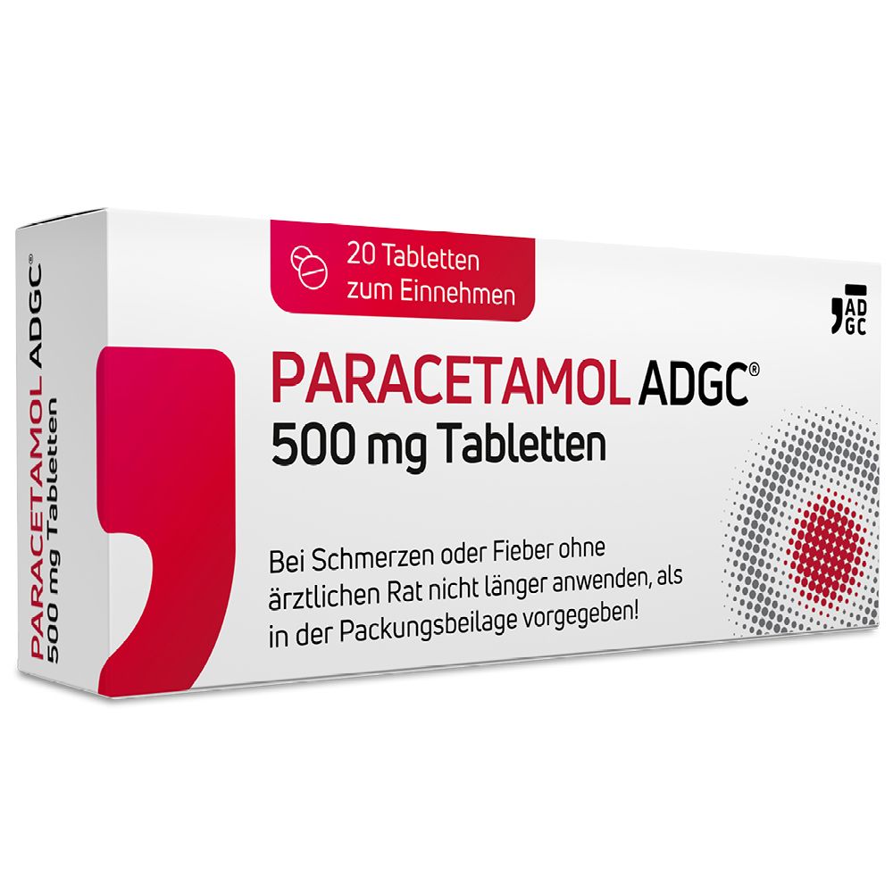 Paracetamol Adgc 500 mg Tabletten 20 St