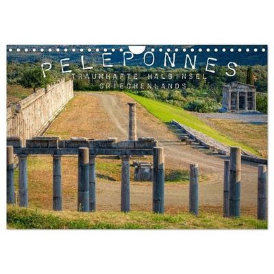 Peleponnes, traumhafte Halbinsel Griechenlands (Wandkalender 2027 DIN A4 quer), CALVENDO Monatskalender