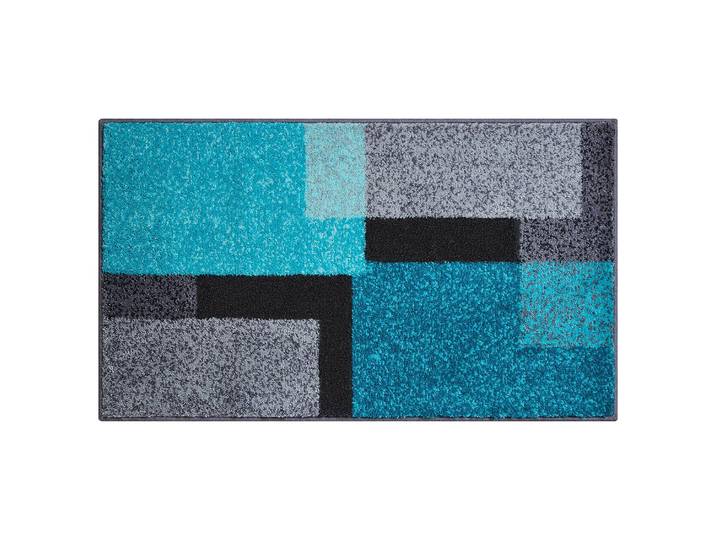 Badematte Atala 70 x 120cm Türkis/Türkis/Grau
