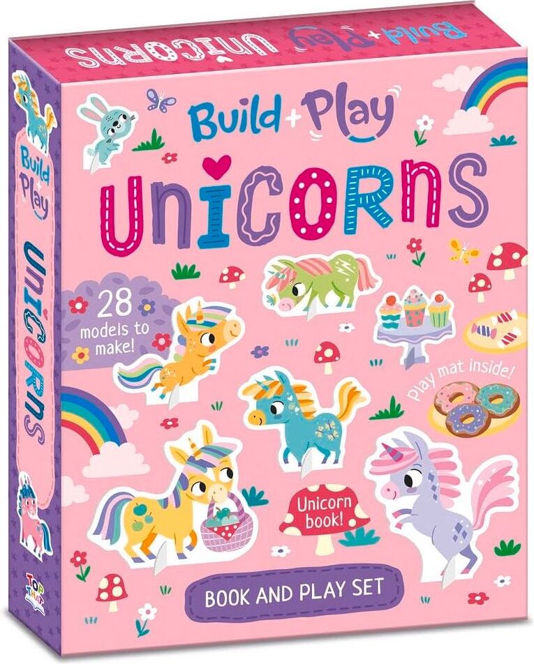 Top That Publishing Build and Play Unicorns: Book and Play Set with 28 Magical Models to Make (Build and Play Kit)