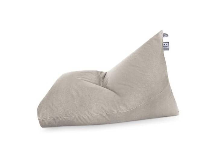 HAPPERS Sitzsack Pyramide XL Naylim, matt, Stein, für den Außenbereich, mit Füllung