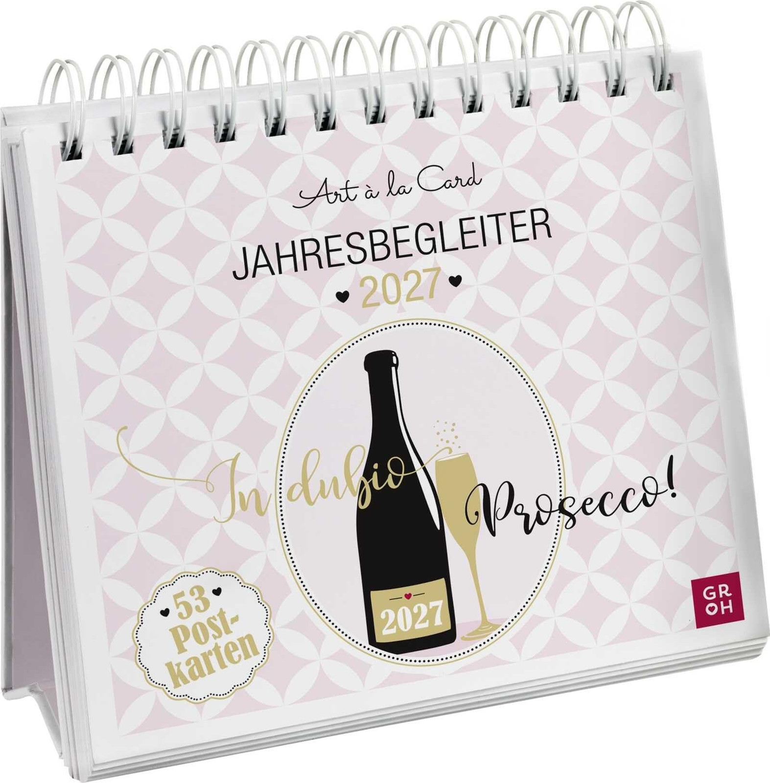 Postkartenkalender 2027 Prosecco Cult met spiralbinding