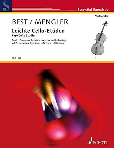 Walter Mengler - Leichte Cello-Etüden: Elementare Technik in der ersten und halben Lage. Band 1. Violoncello. (Essential Exercises) - Preis vom 09.10.2026 07:28:09 h