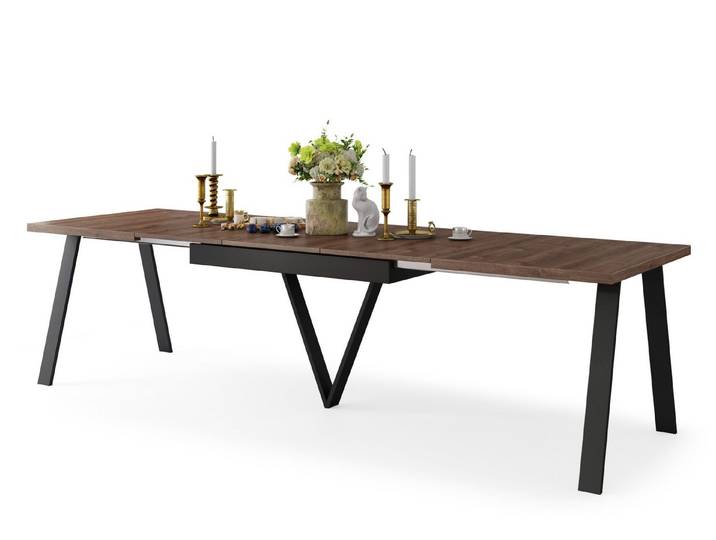 designimpex Esstisch Design Avery ausziehbar 180 - 330 cm Esszimmertisch Tisch