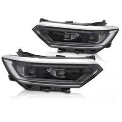 Voll LED Scheinwerfer passend für VW Passat B8 2014-2019 Schwarz Chrom