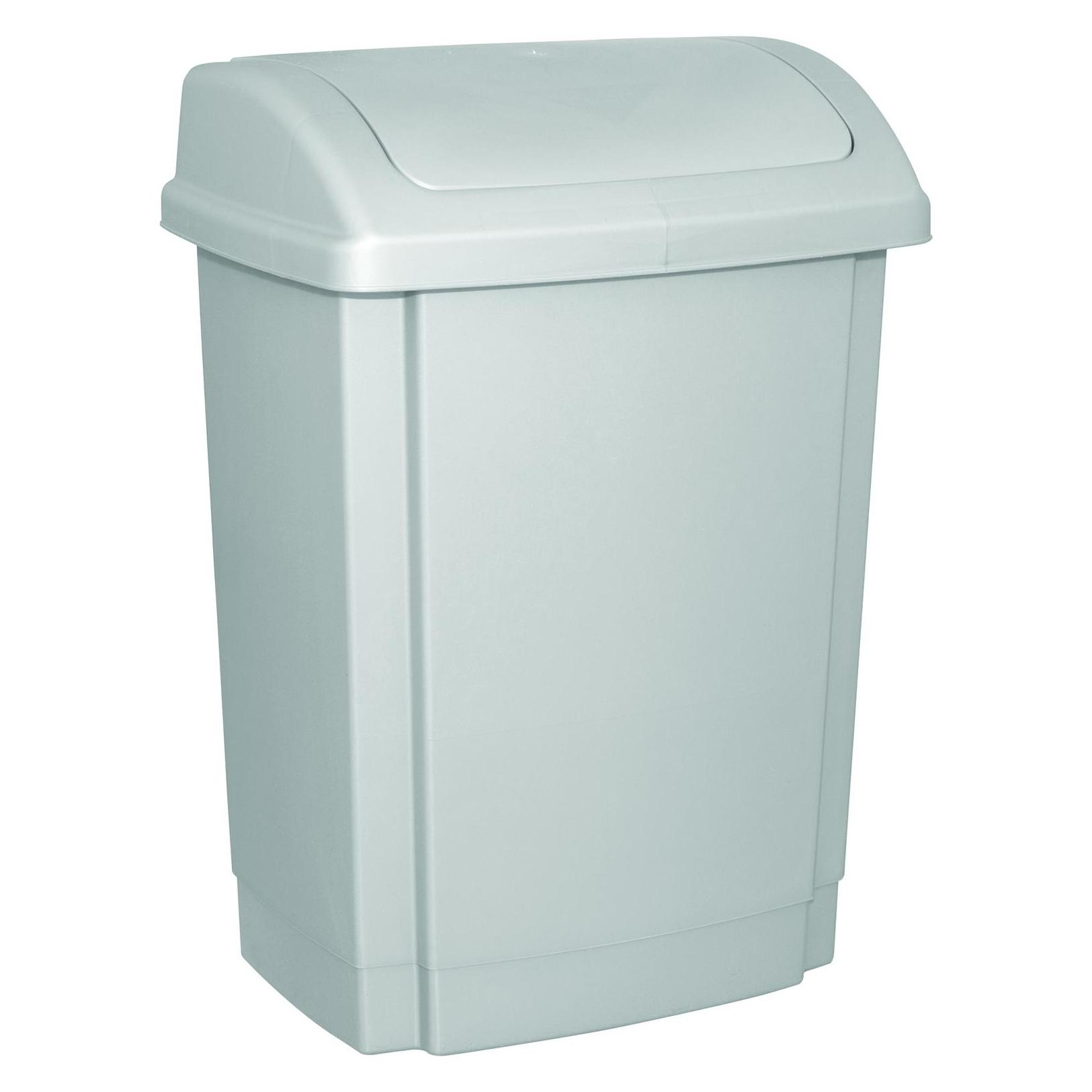 Office Products Abfallbehälter für Büroartikel, grau (19012311-10) (25 l) (19012311-10)