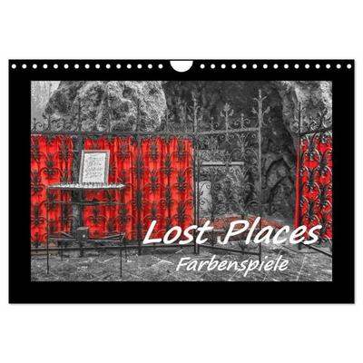Lost Places - Farbenspiele (Wandkalender 2027 DIN A4 quer), CALVENDO Monatskalender