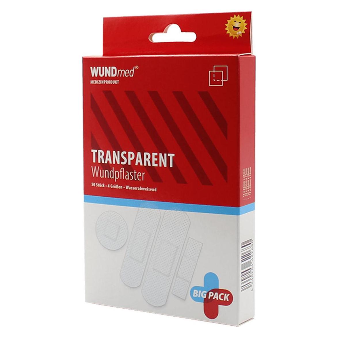 Axisis Pflaster transparent + wasserfest 4 Grössen, 50 St PFL (50x) (09750547)