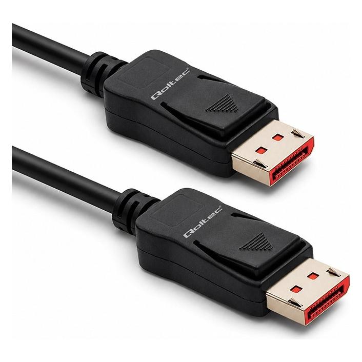 Qoltec Kabel DisplayPort M/M v2.1 | 40G | 2m (2 m) (52732)