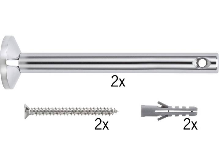 Paulmann 17824 12V-kabelsysteemcomponenten Afbuiger Set van 2 stuks Chroom