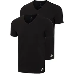 2 adidas Active Flex T-Shirts - Herren - Gr. L/6 - schwarz