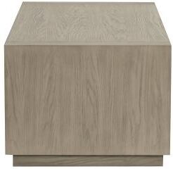 Esofastore Classic Natural Finish Living Room Table Set Bottom Shelf