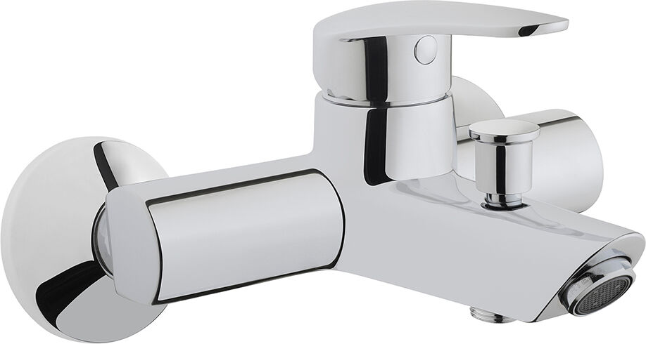 Vitra Dynamic S mitigeur bain/douche A40953EKM chromé , projection 169mm, montage mural