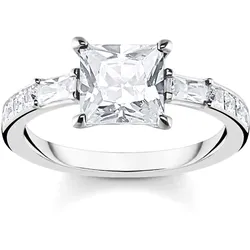 Thomas Sabo TR2380-051-14 Damen-Ring Silber Weiße Steine, 52/16,6