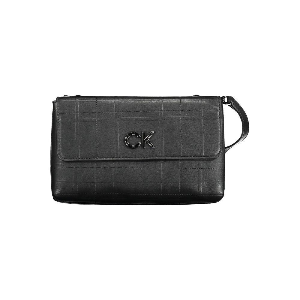 Calvin Klein Nero Polyester Dames Schoudertas