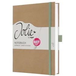 Sigel Notizbuch »Jolie Pure Mint« blanko A5 grün, 15.2x20.3 cm