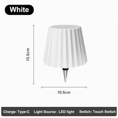 Inspire Select Rechargeable LED Wine Bottle Table Lamp With Touch Control & RGB Dimmable Light For Restaurants And Outdoor Parties style D White rgb Mode