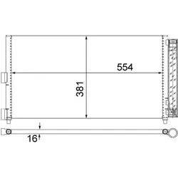 Kondensator Klimaanlage MAHLE AC 372 000S für Lancia Fiat Ypsilon Doblo Y