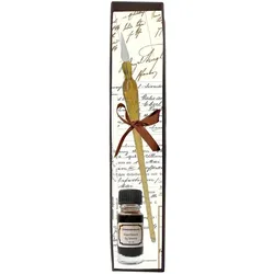 DUX, Schreibstifte, Kalligraphie-set Glas Braun (1x)