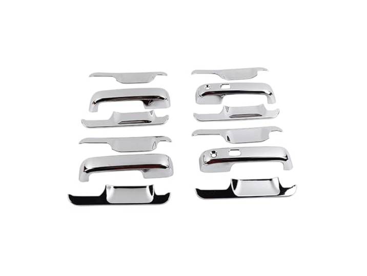 UADTHFGB Griffverkleidung Für F150 2015-2020 Auto Außentür Haltegriff Schüssel Dekoration Abdeckung Trim Kits(Chrome)