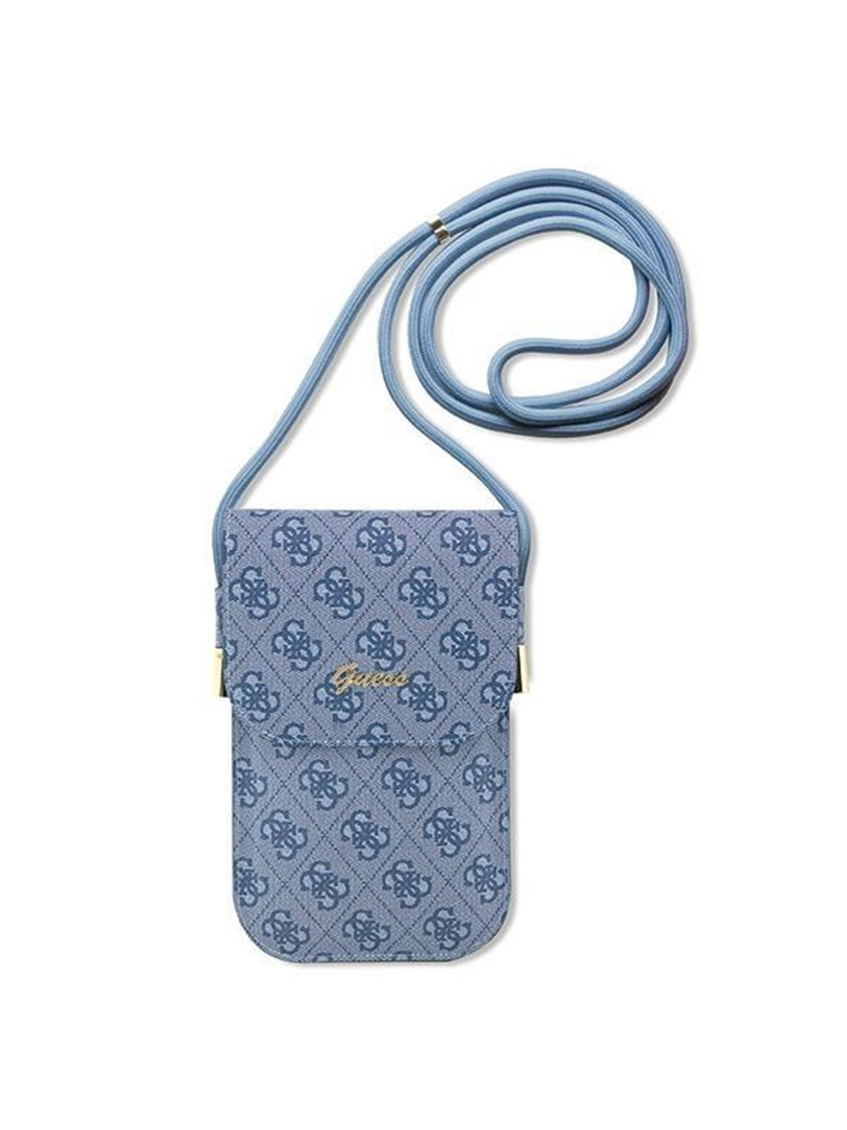 GUESS GUOWBP4SNSB handbag - blue 4G Metal Script Logo