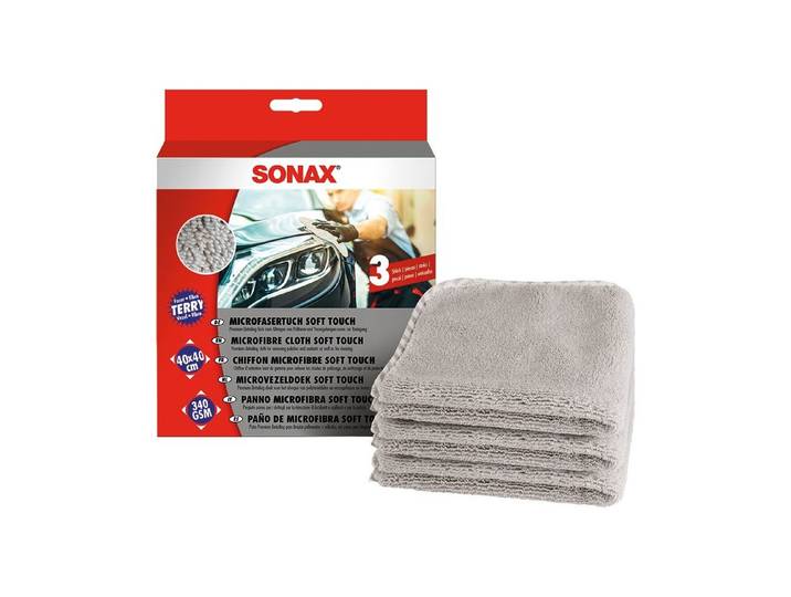 Sonax Microfaser-Tuch Soft Touch 3 Stück