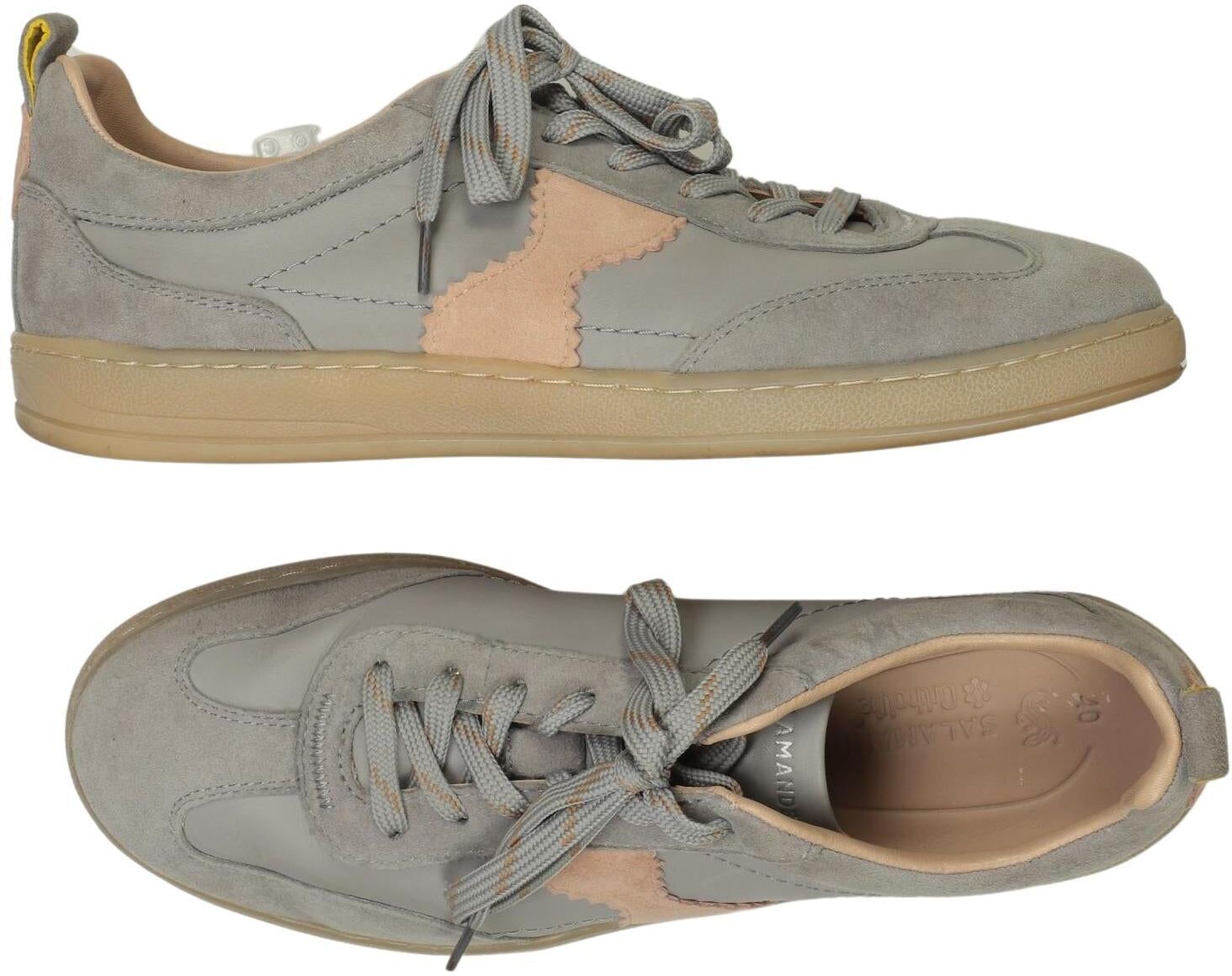 Salamander Damen Sneaker, Grau, Gr. EU 40, Leder - Second Hand
