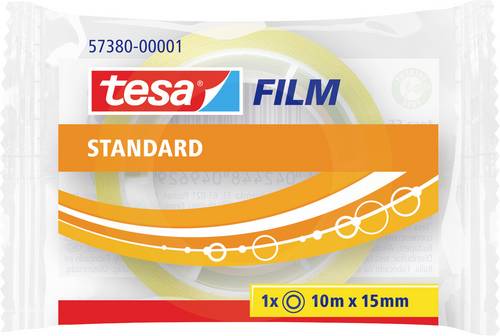 Tesa 57380-00001-01 Klebeband tesafilm Transparent (L x B) 10m x 15mm