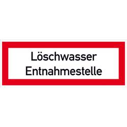 SafetyMarking 11.2875 Hinweisschild Löschwasser Entnahmestelle Aluminium (B x H) 420 mm x 148 mm 1 St.