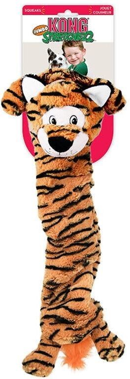 Tier-Beschäftigungsspielzeug KONG "Stretchezz Jumbo Tiger X-L", orange, L:70cm Ø:10cm, Fummelspielzeuge, Tier-Beschäftigungsspielzeug orange Einheitsgröße